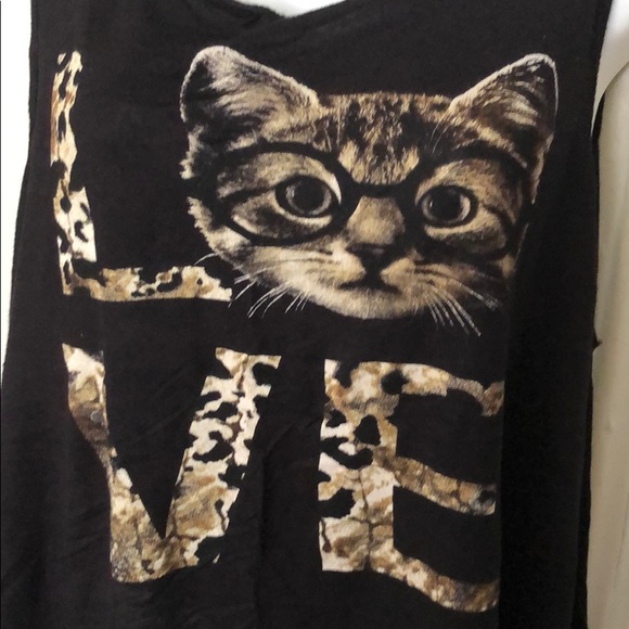 Kitty Tank Top With Open Back 2X - Picture 2 of 7